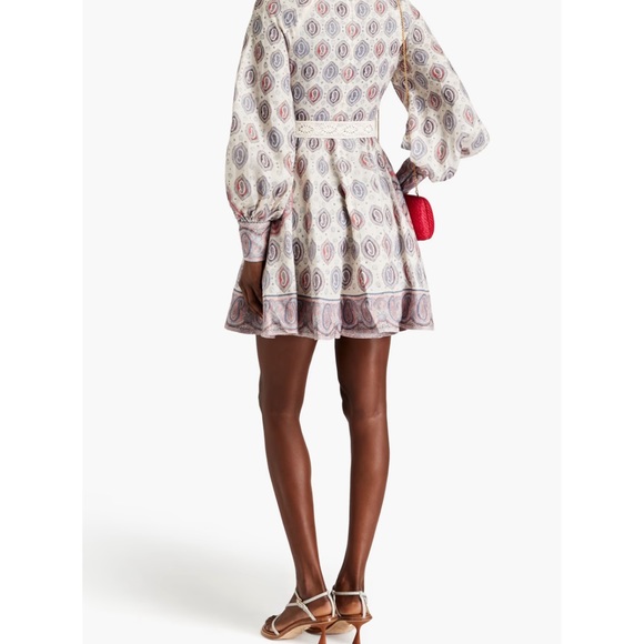 ZIMMERMANN
Belted paisley-print linen mini dress size 1 NWT - Picture 2 of 5